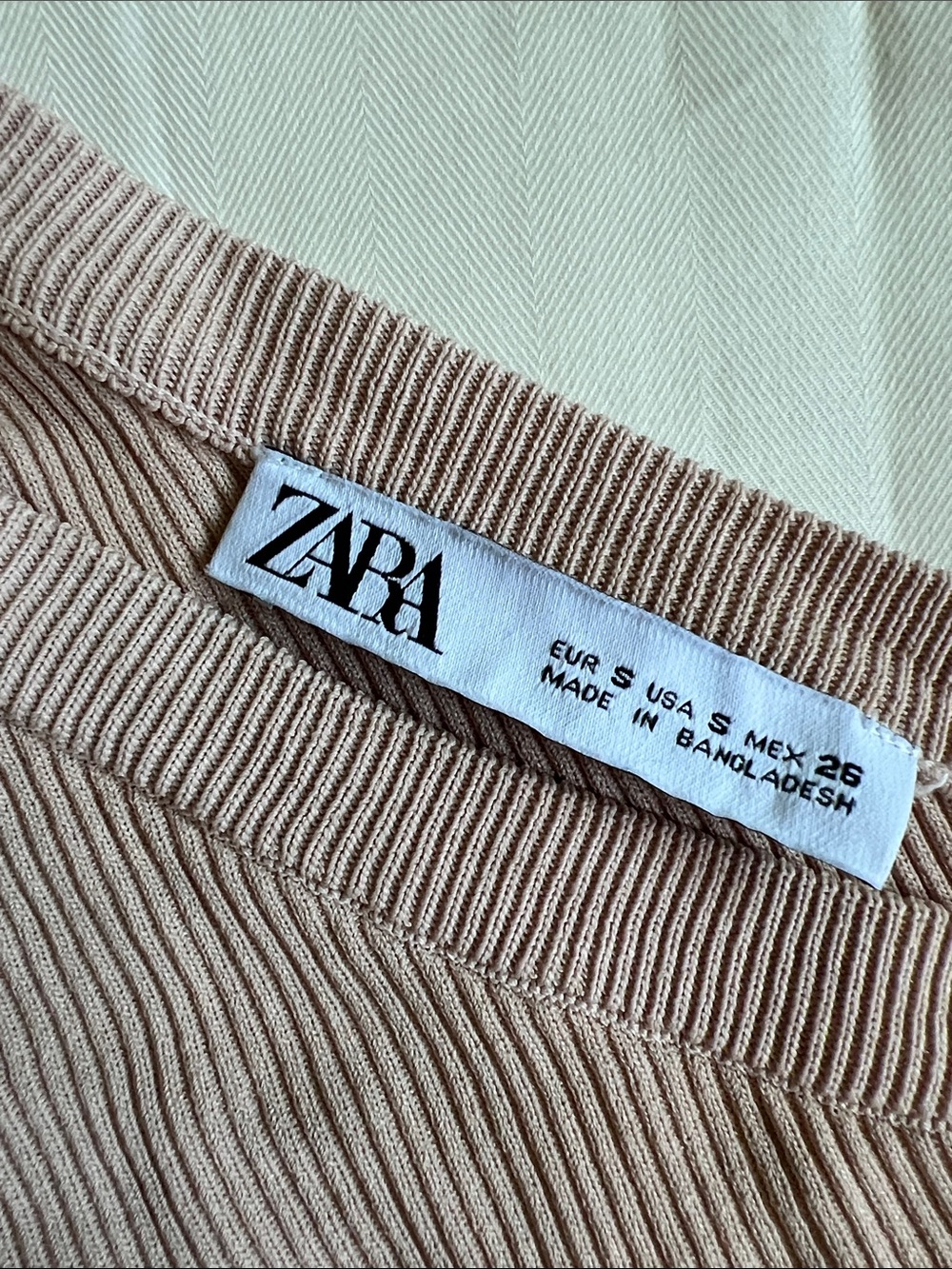 ZARA One-Shoulder Ribbed Tank - Picture 2 of 4